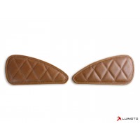 LUIMOTO TANK LEAF DIAMOND Tank Pads for the Triumph Bobber